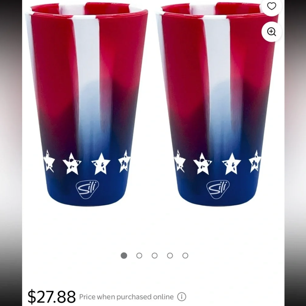 Wincraft Fanatics Silipint 16oz silicone pint glass set of 18 counts-brand new
